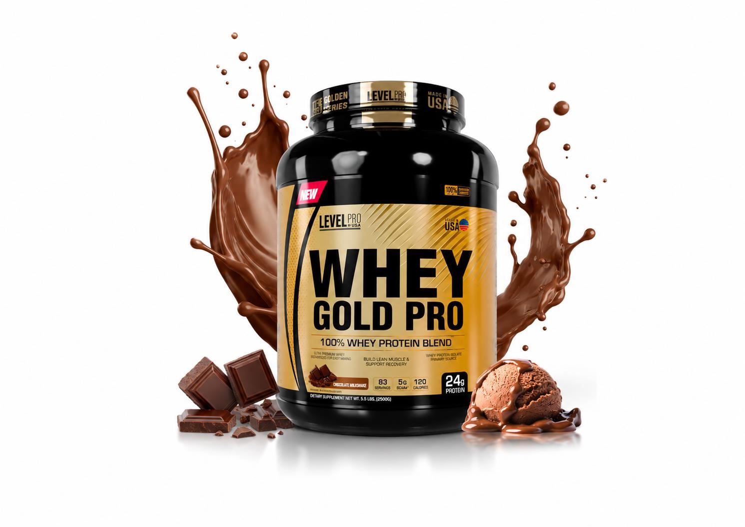 PROTEINA WHEY GOLD PRO 2.5KILOS - CHOCOLATE